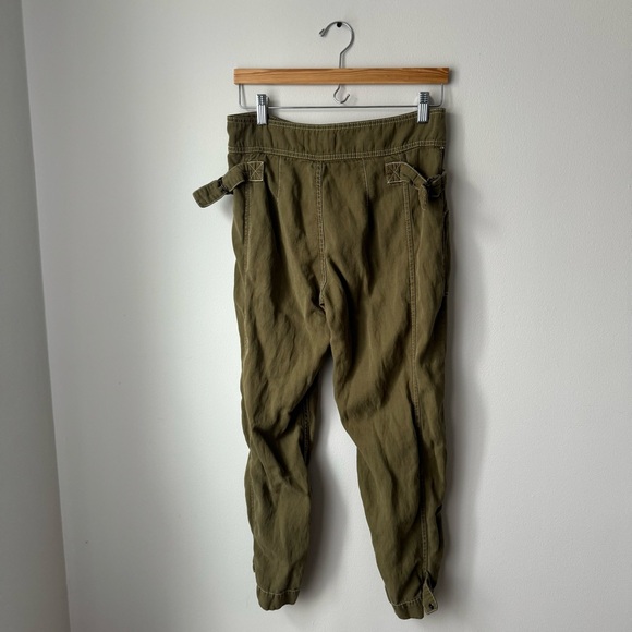 Anthropologie Jackson Olive Green Tapered Utility Pants‎ - Picture 3 of 8